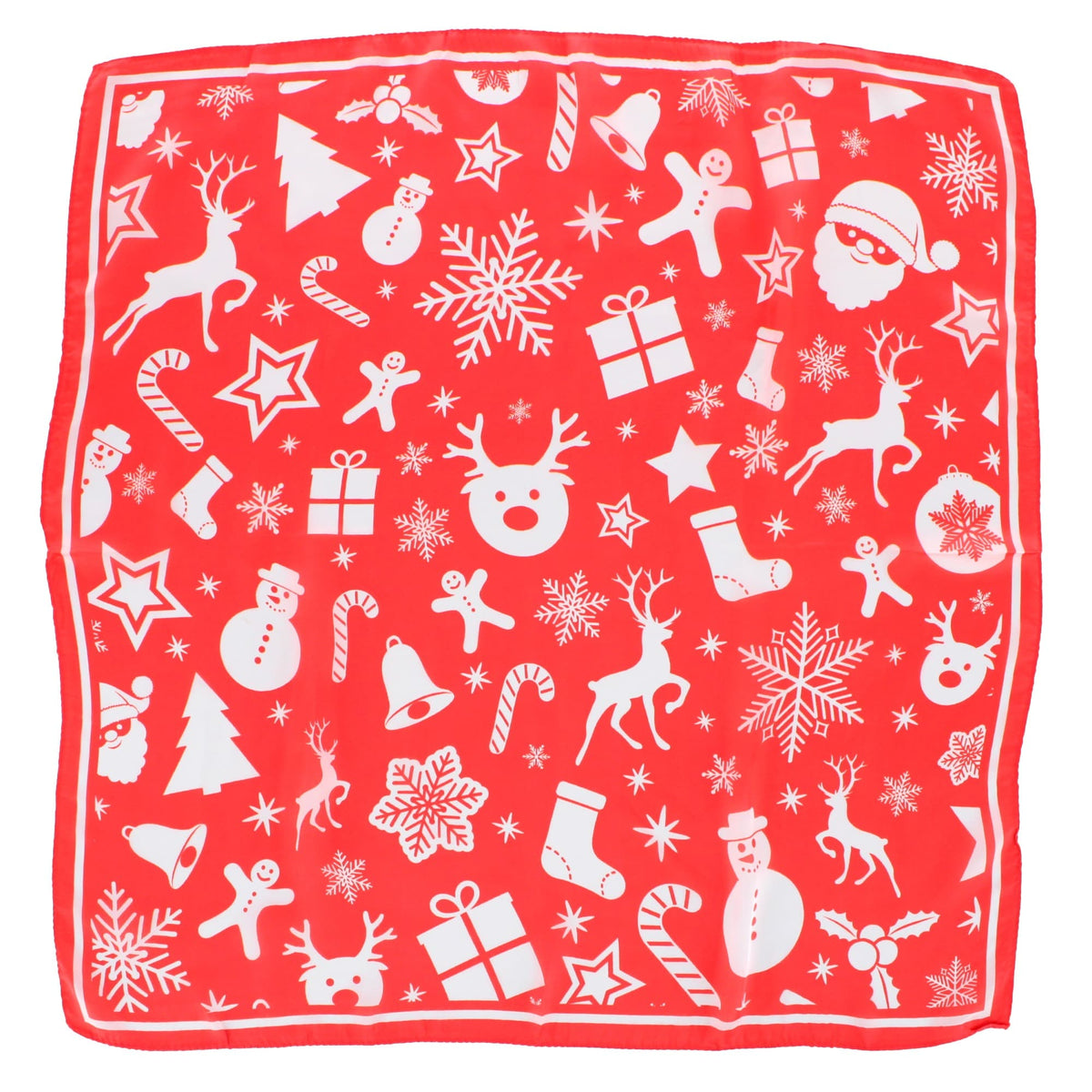 CTM® Christmas Holiday Scarf & Earring Set Bundle - Red/Green