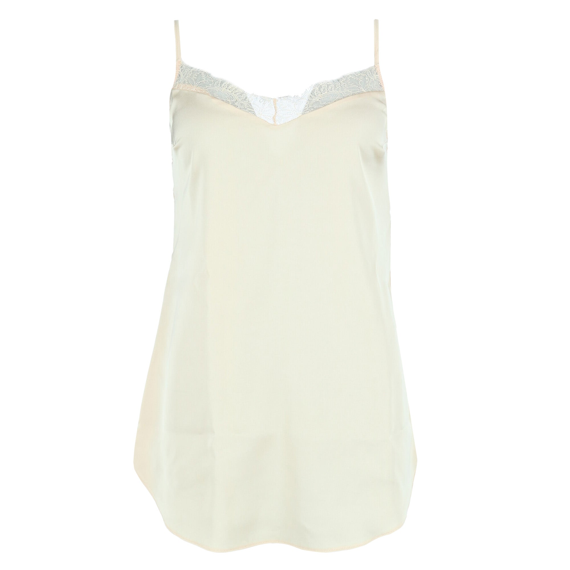 Bewicked Women's Satin Slip Nightgown with Lace - Women's Satin Slip Nightgown with Lace