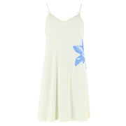 Women's Hibiscus Chemise Nightgown with Lace Edge