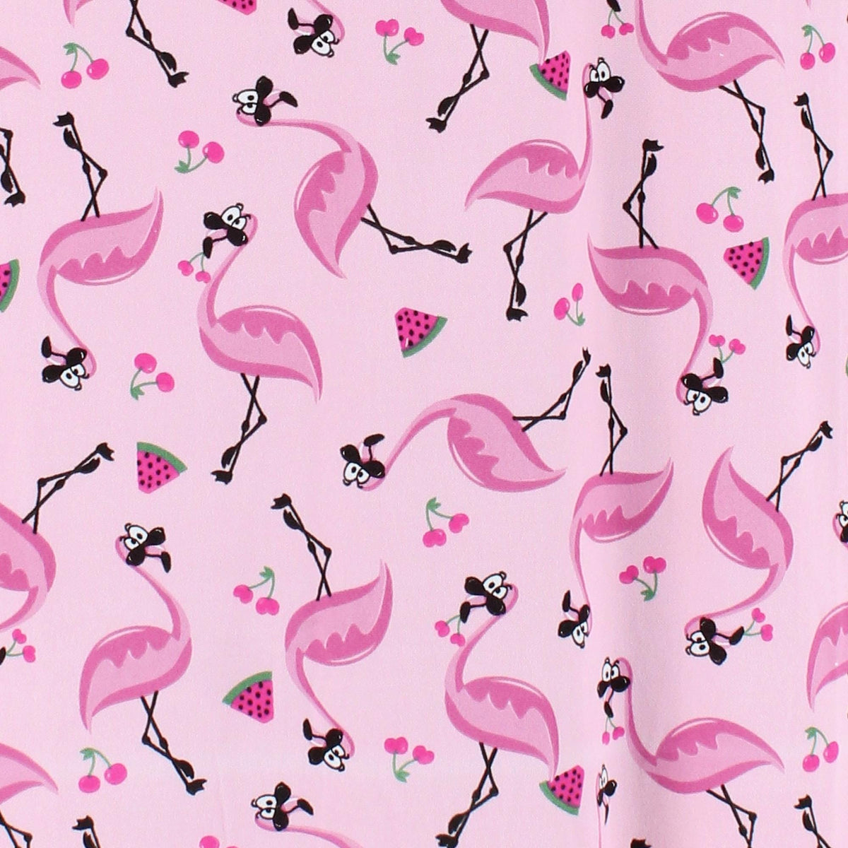 CTM® Women's Sleeveless Vacation Print Chemise Nightgown by Emme Jordan - Flamingo