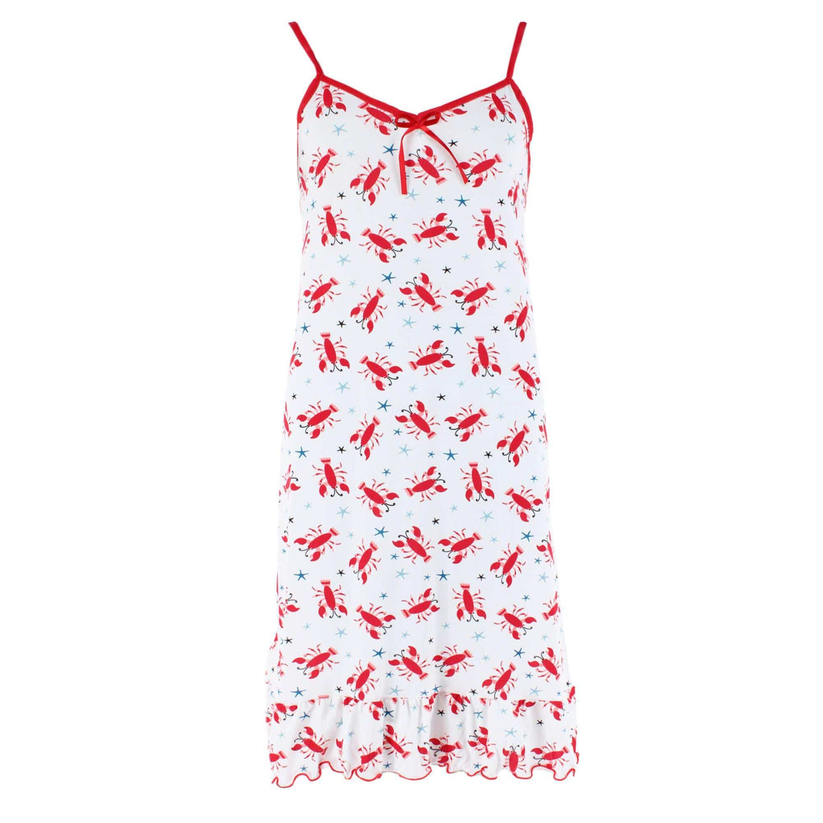 CTM® Women's Sleeveless Vacation Print Chemise Nightgown by Emme Jordan