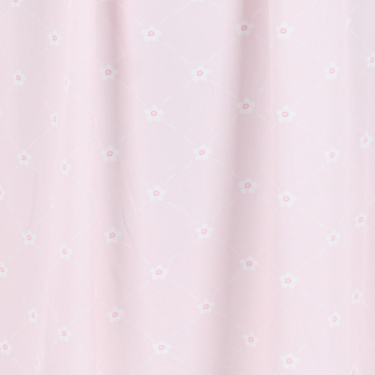 Joan Vass Women's Printed Rosette Laced Nightgown - Light Pink