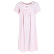 Women's Printed Rosette Laced Nightgown