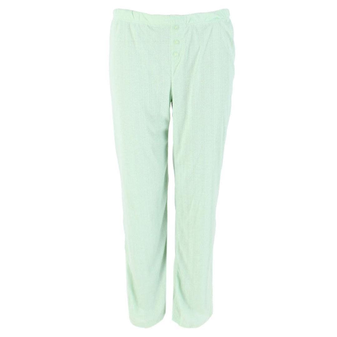 Love to Sleep Ladies Pointelle Crop Tank Pajama Set - Aqua