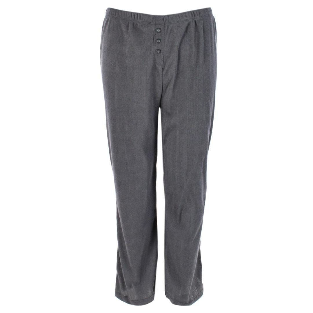 Love to Sleep Ladies Pointelle Crop Tank Pajama Set - Heather Grey