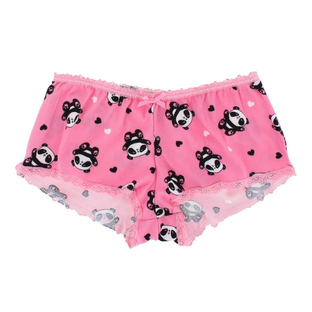 Love to Sleep Women's Panda Print Robe Lounge Set - Pink