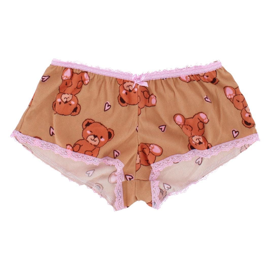 Love to Sleep Women's Teddybear Robe Lounge Set - Tan