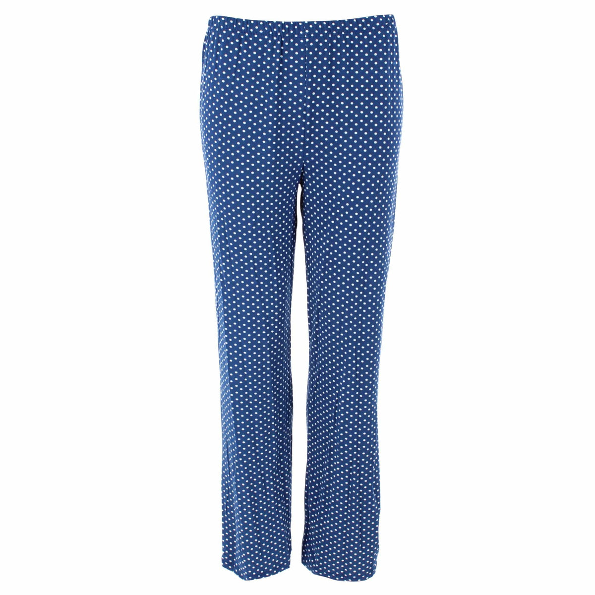 CTM® Women's 3-piece Polka Dot Pajama Set by Love to Sleep - Navy