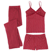 Women's 3-piece Polka Dot Pajama Set by Love to Sleep