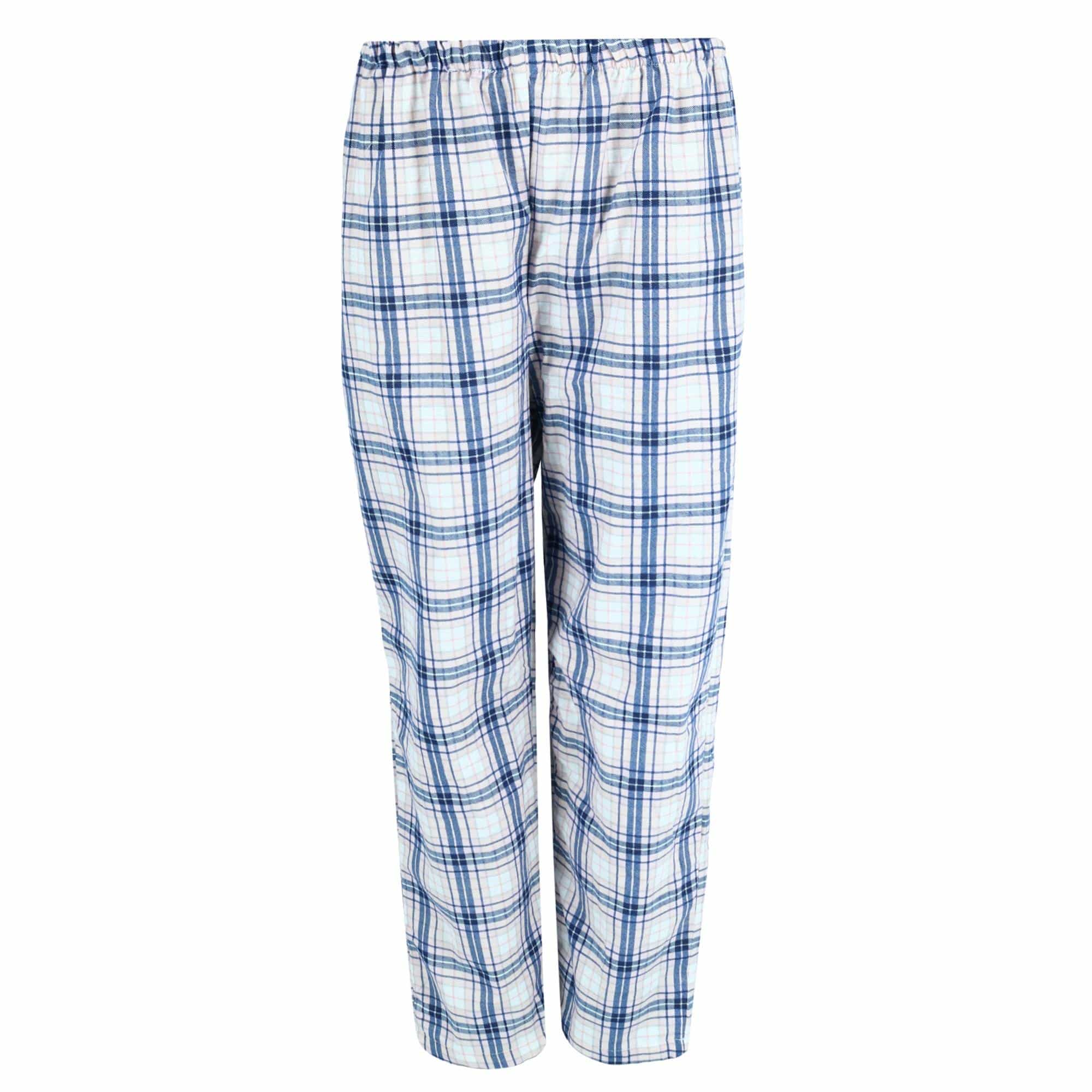 Cinema Studio Women's Long Flannel Pajama Set - Pink