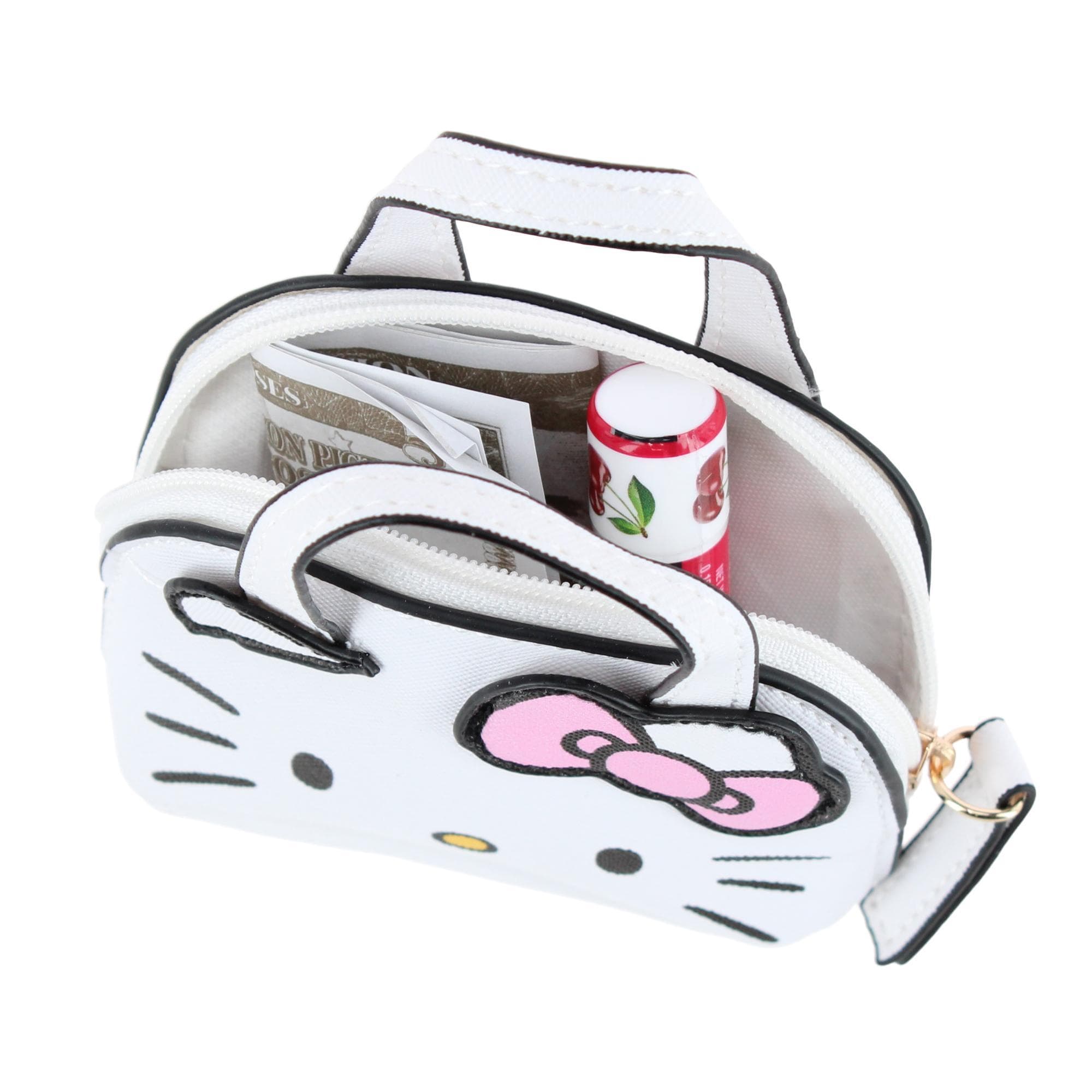 CTM® Sanrio's Hello Kitty 3 Inch Micro Mini Satchel Bag Charm - White
