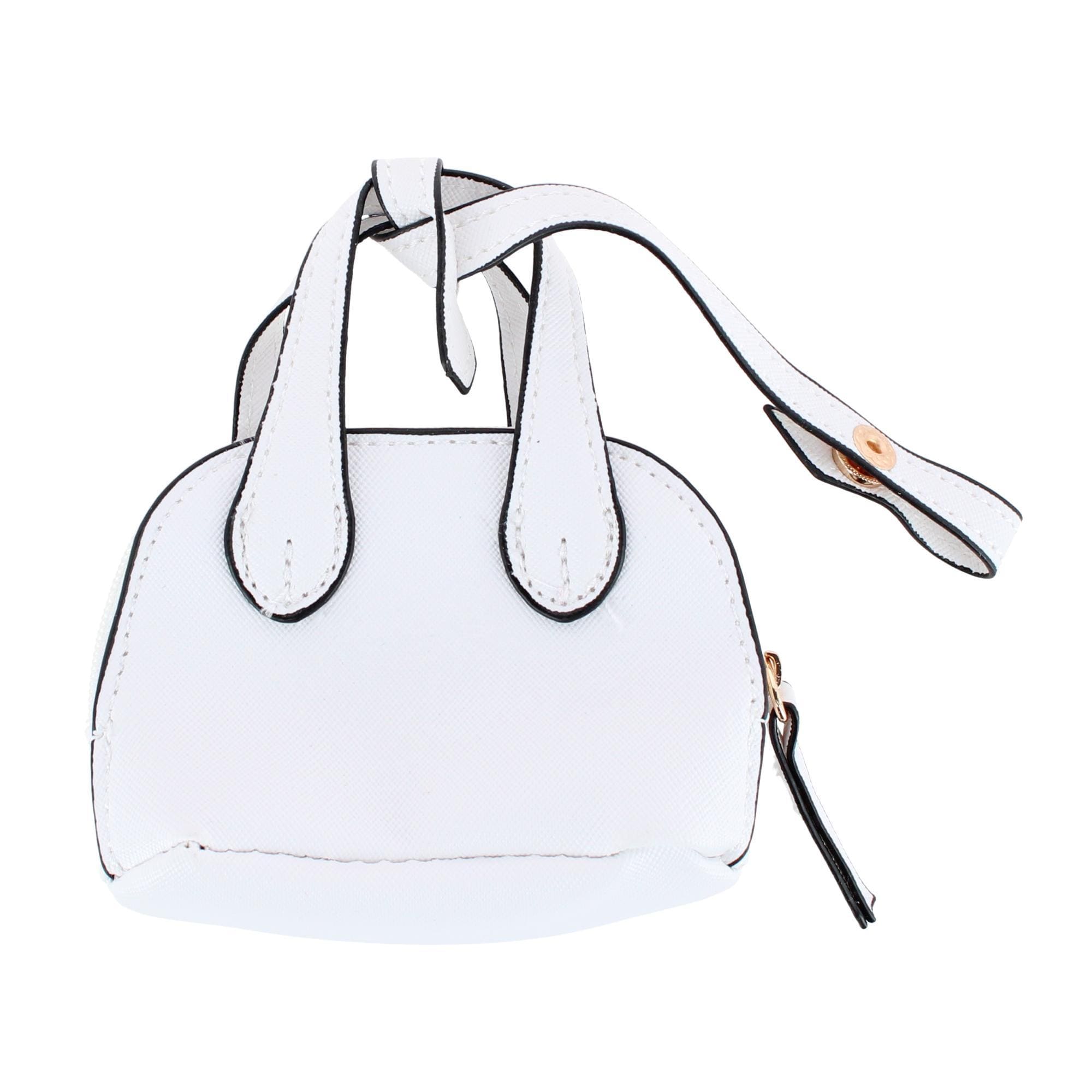 CTM® Sanrio's Hello Kitty 3 Inch Micro Mini Satchel Bag Charm - White