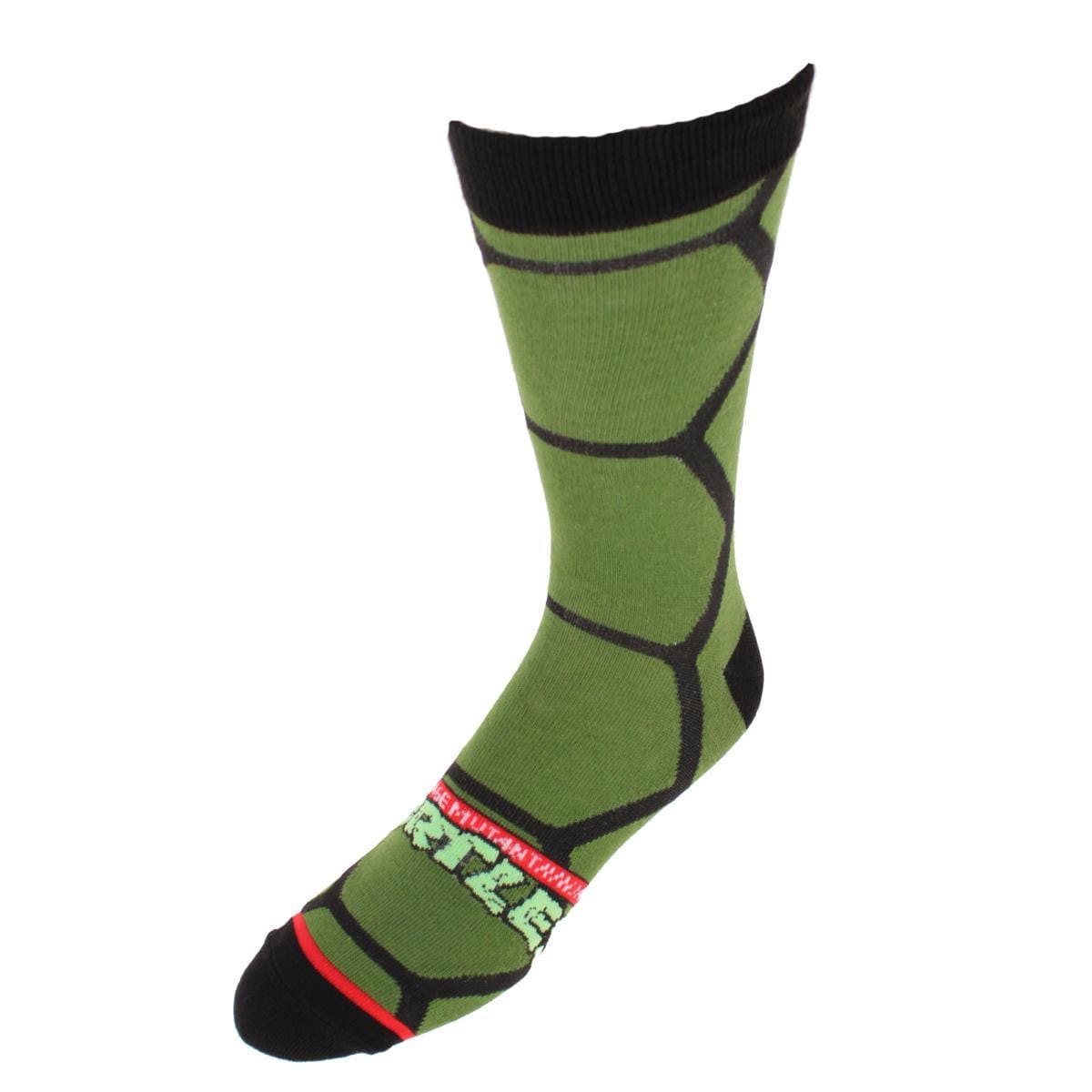 BioWorld Men's Teenage Mutant Ninja Turtles 3 Pack Crew Socks - Multiple