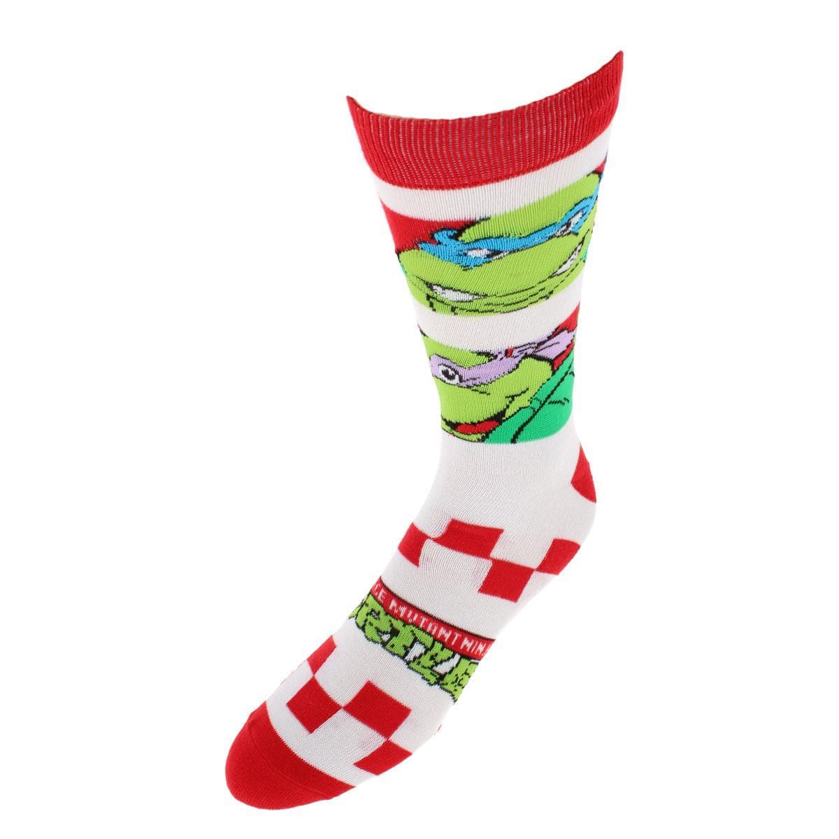 BioWorld Men's Teenage Mutant Ninja Turtles 3 Pack Crew Socks - Multiple