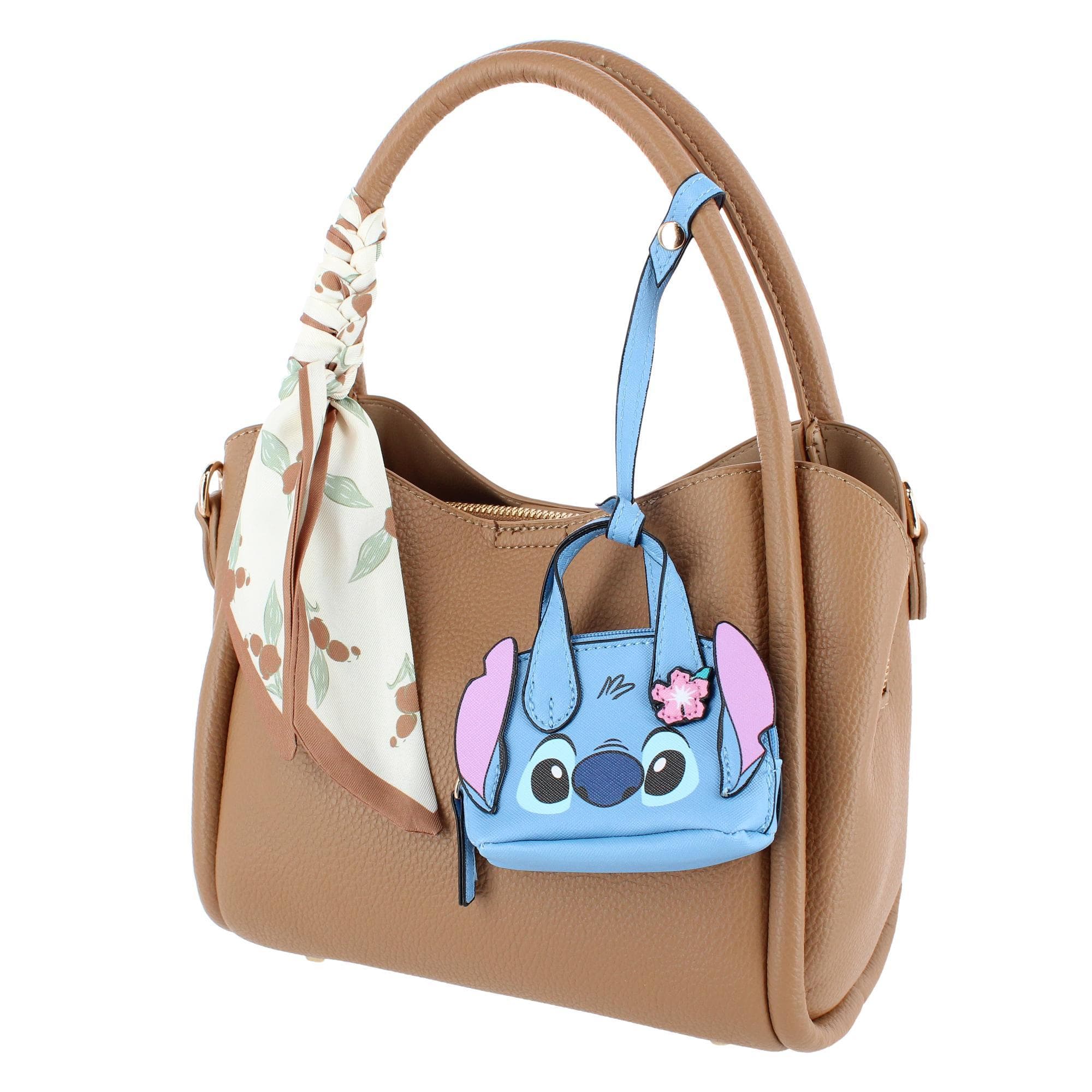 CTM® Disney's Stitch 3 Inch Micro Satchel Bag Charm - Blue