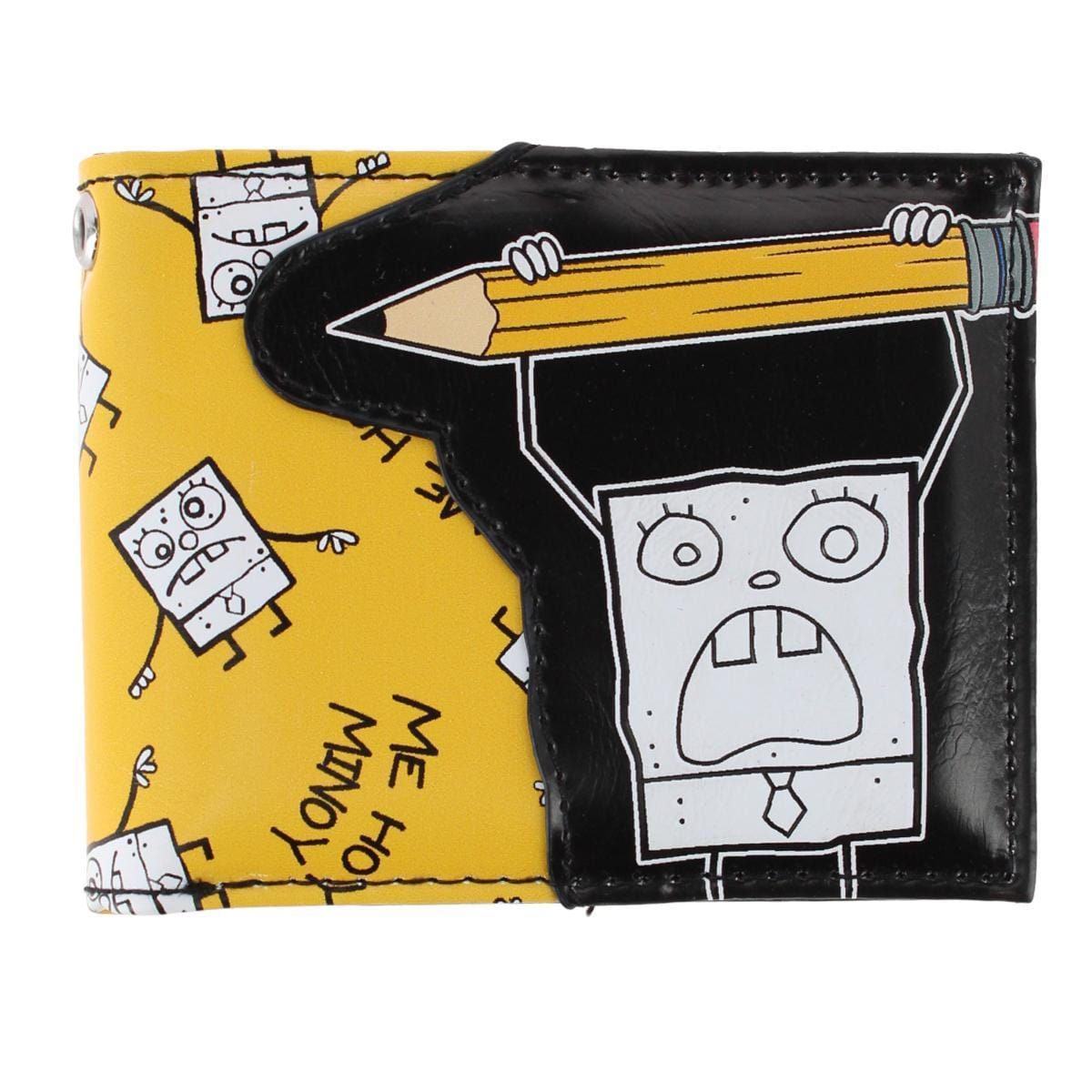 CTM® Kid's Spongebob Doodle Bob Bi-Fold Wallet - Kid's Spongebob Doodle Bob Bi-Fold Wallet