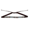 Western Concho Adjustable Suede Hatband