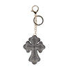 Women's Iridescent Crystal Cross Bag Charm/Key Chain