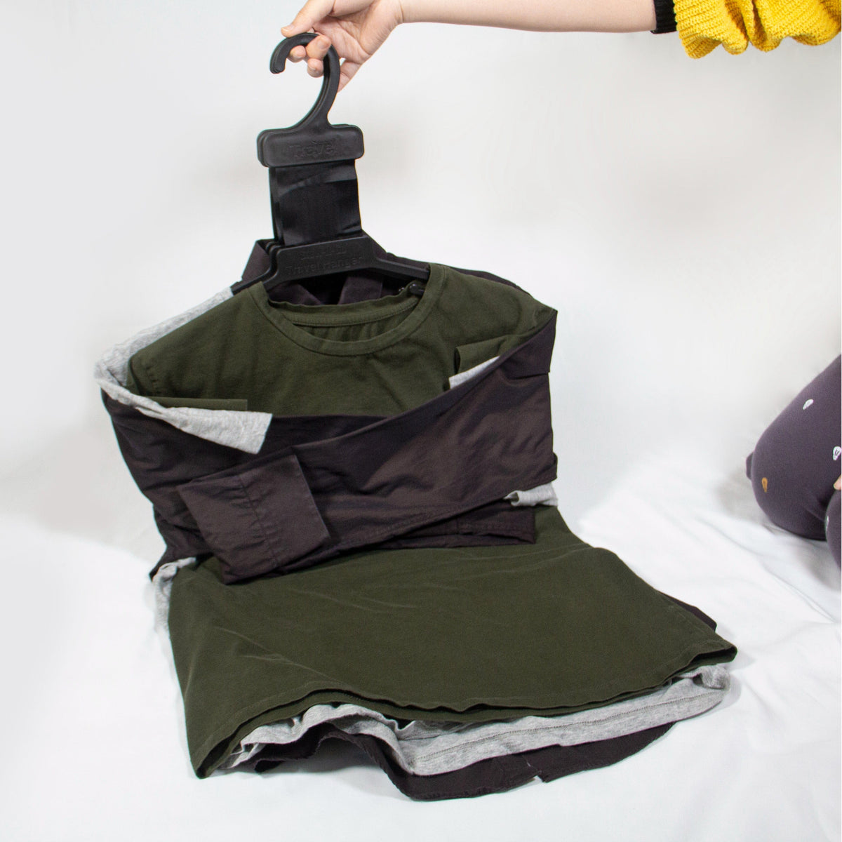 Grand Fusion Housewares, LLC Stow-N-Go® Folding Travel Hanger (3 pack Set)