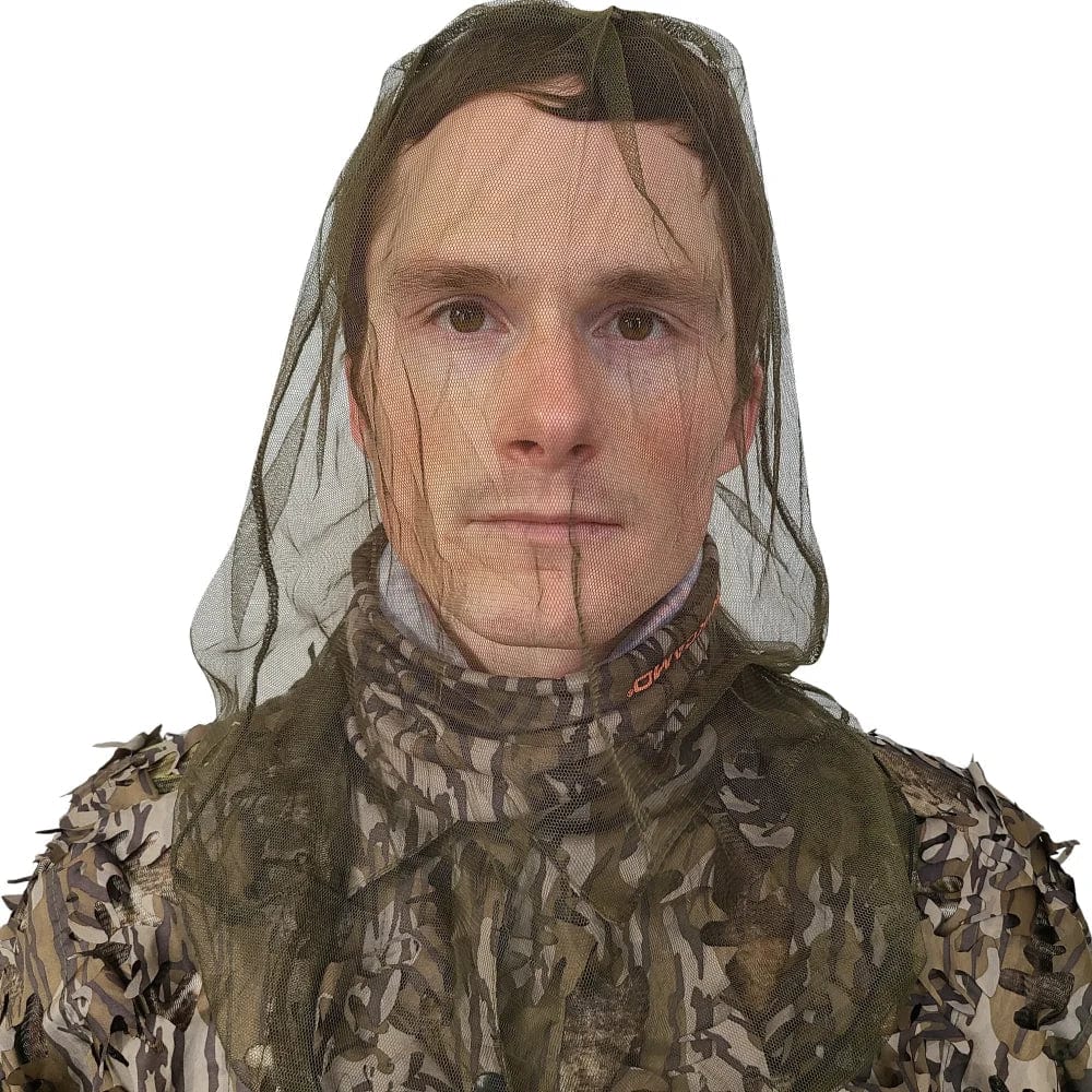 QuikCamo Unisex Bug, Insect and Mosquito Head Net - olive green