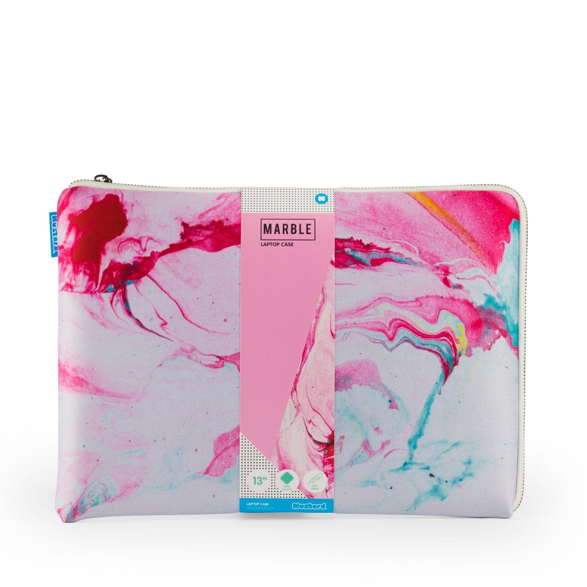 The Bullish Store Women's Marble Laptop Sleeve Case (Compatible With 13" and Some 14" Laptops) - marble