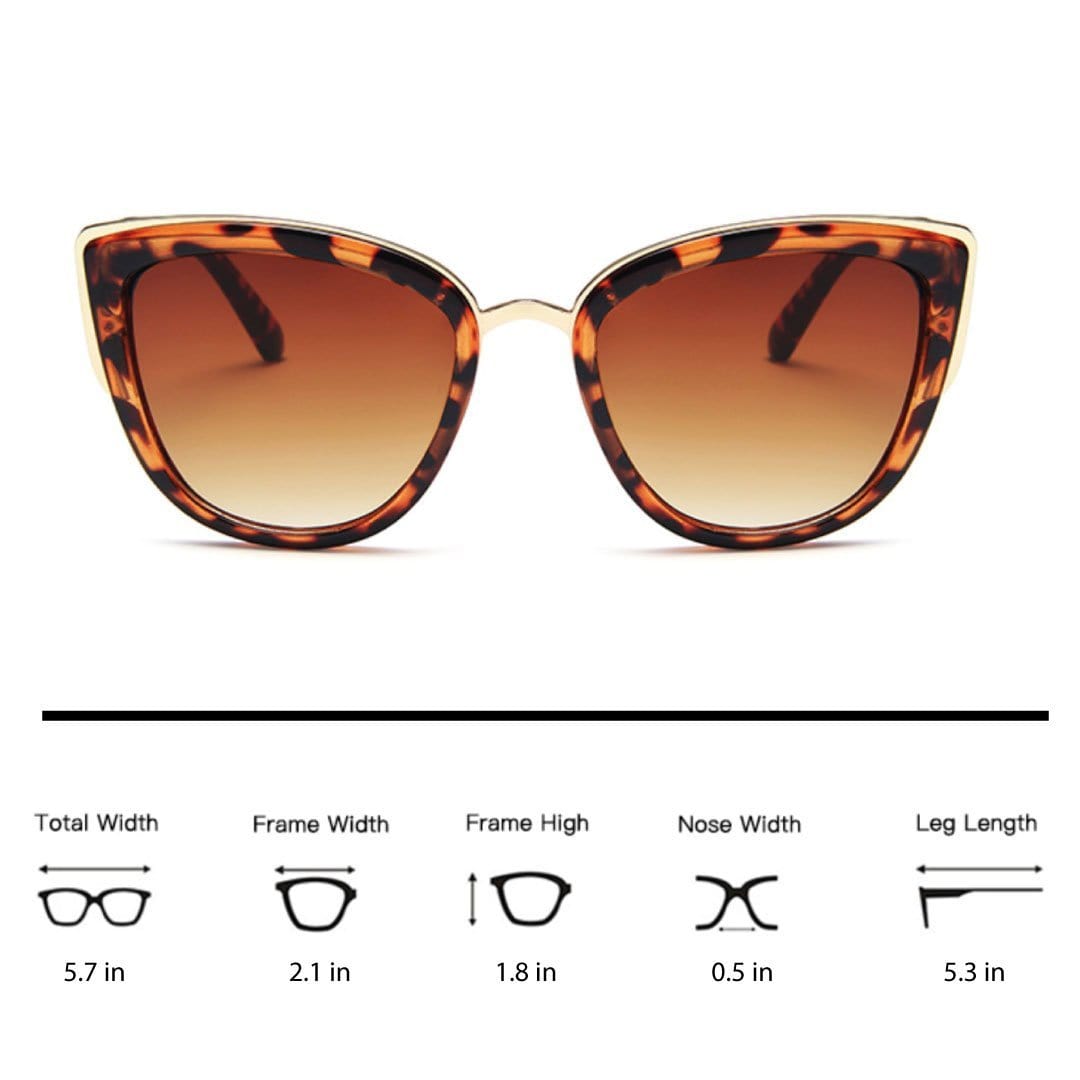 ClaudiaG Collection Women's Abby Sunglasses - leopard