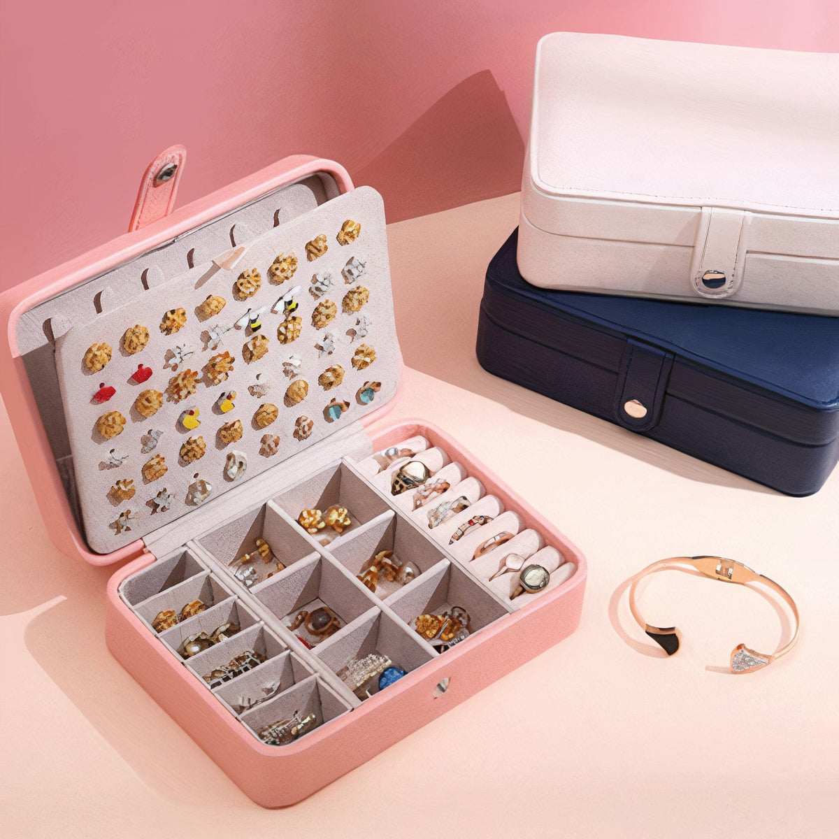 ClaudiaG Collection Women's Smart Jewelry Box - pink