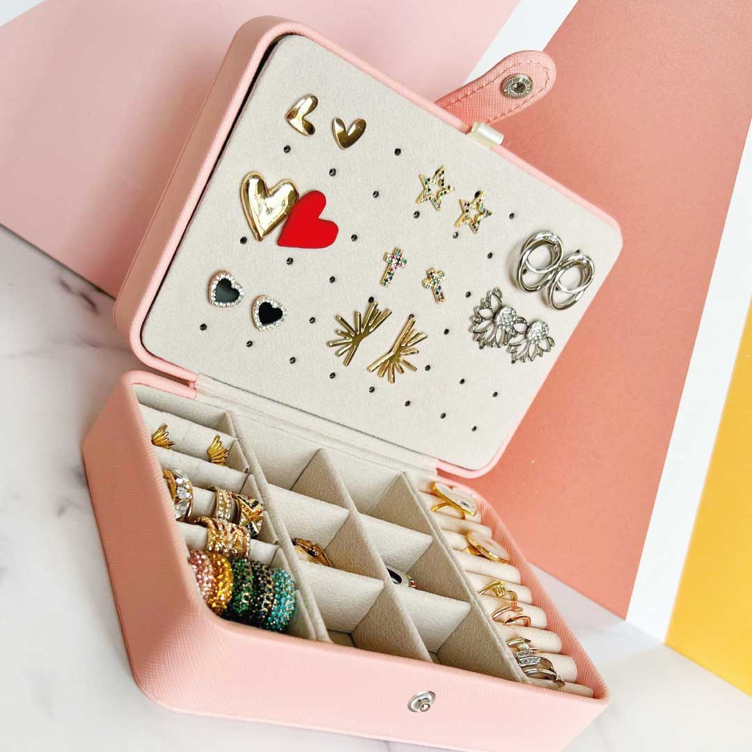 ClaudiaG Collection Women's Smart Jewelry Box - pink